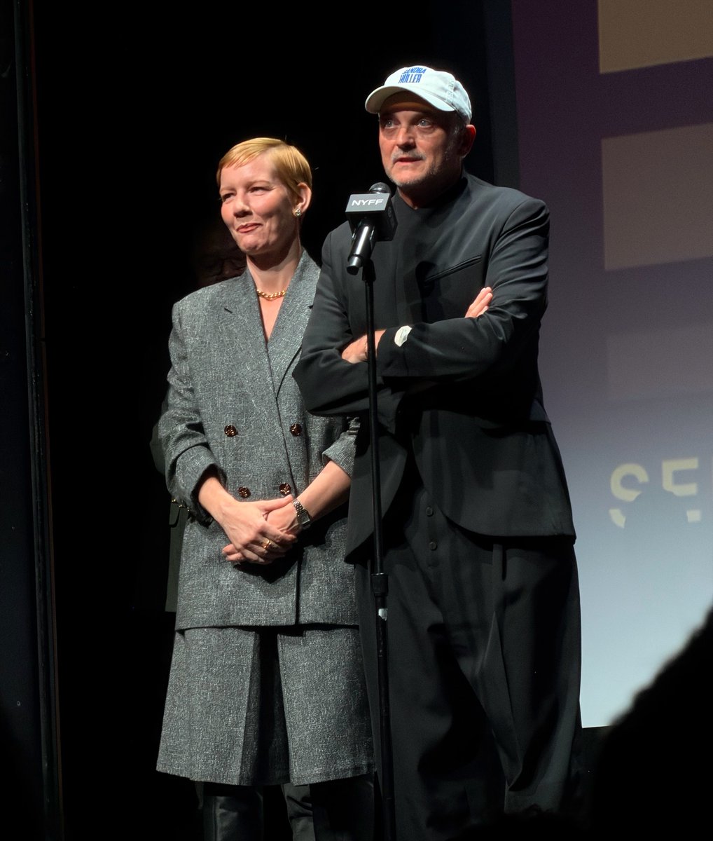 AwardsWatchErik's tweet photo. Sandra Hūller and director Markus Schleinzer introduce ROSE at @TheNYFF https://t.co/EAPOG03odt
