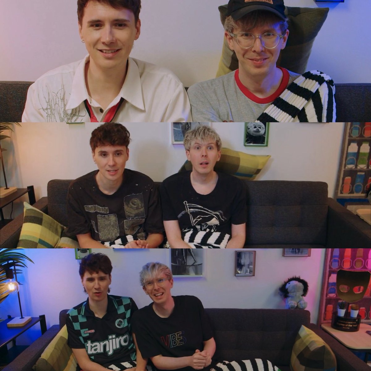 luvdnpz's tweet photo. dan likes his personal space... phil also likes dan’s personal space https://t.co/dtdxMYfta0