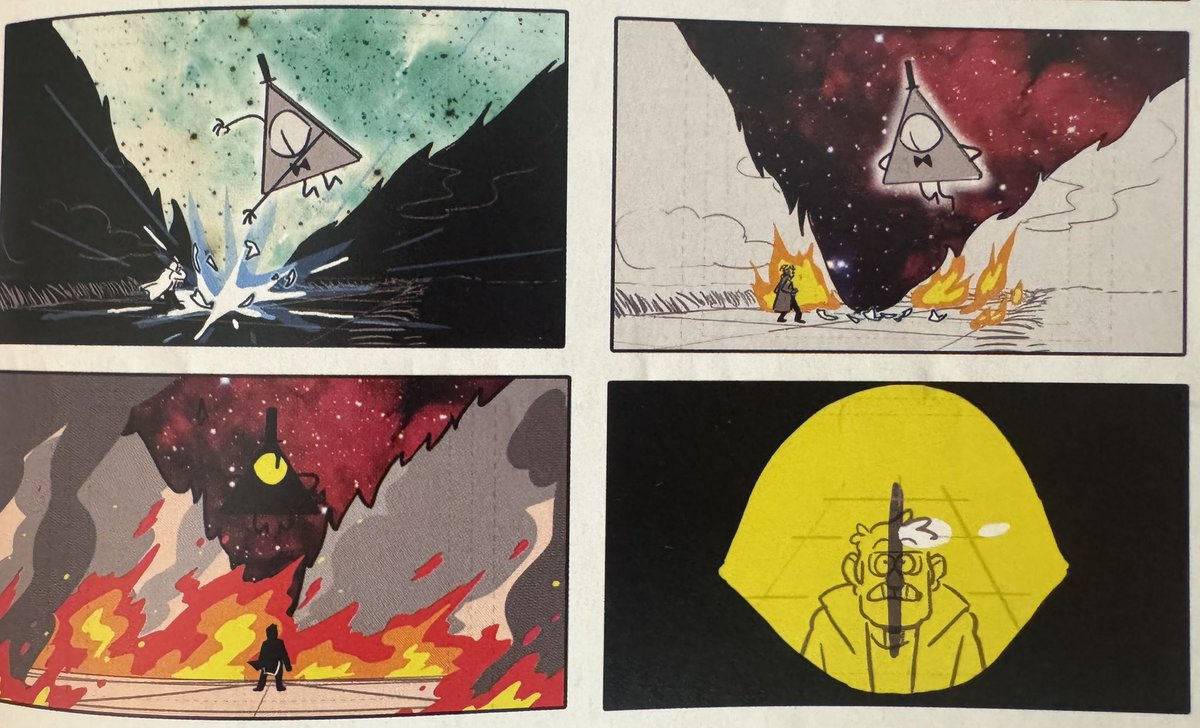 Le_Unorthodox's tweet photo. Bill Cipher is just THAT guy man. Truly an all time villain. https://t.co/T4IksfxkUp