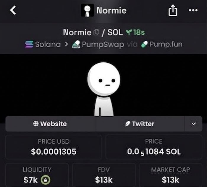BullishCalls_'s tweet photo. 🧏🏻‍♂️Join my TG — or keep watching others print. 💸
$Normie at $13k MC wasn’t luck, it was precision. 🔥
CA: 8XeLRRhjgjjLAwTfUCAS7UyHQ2AQmPWV87jNV33Lpump
#EarlyCalls #Memecoin #GemHunter #Solana https://t.co/DvWozYEDC9
