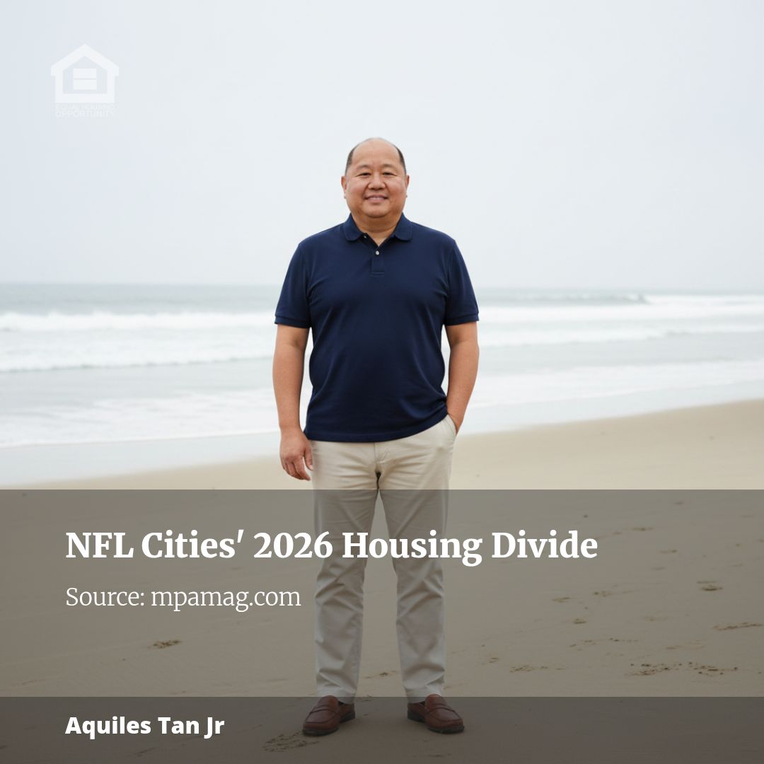 achanturus's tweet photo. NFL cities reveal a split housing affordability picture for 2026
The latest numbers on housing affordability across NFL cities paint an interesting picture for 2026—and if you’re keeping tabs on Las Vegas, there’s reason to take note. Out of 30 NFL markets, 28 have seen ... https://t.co/VWNPvJVHzO