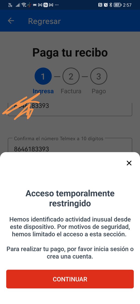 jaimeduende4590's tweet photo. @TELMEXSoluciona Cómo les voy a pagar? No funciona su aplicación de mierda https://t.co/1VjCi2rQvd