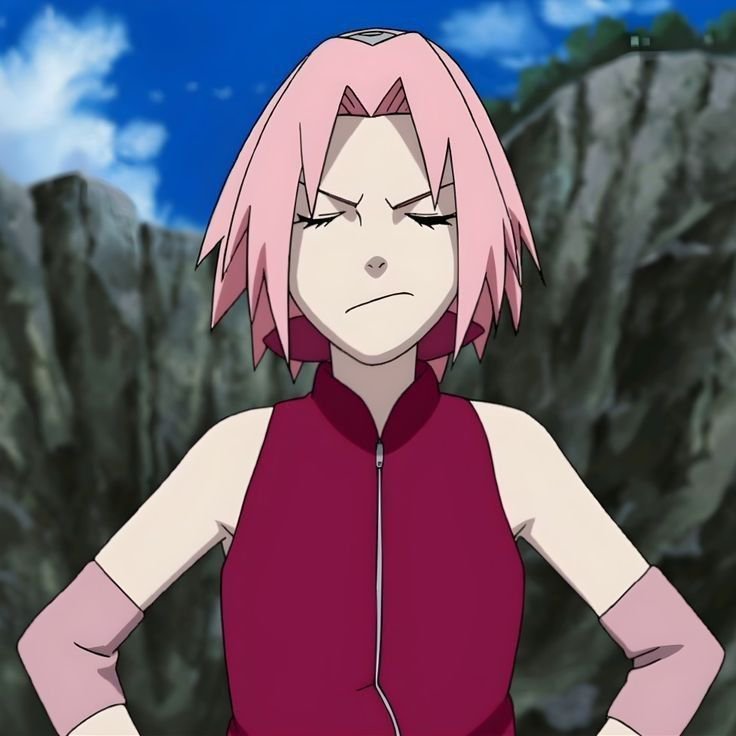 daneilonyx's tweet photo. Why did sasuke choose this flat ass narcissistic bitch over this  Premuim+++++ baddie. https://t.co/0bFmmMjAii