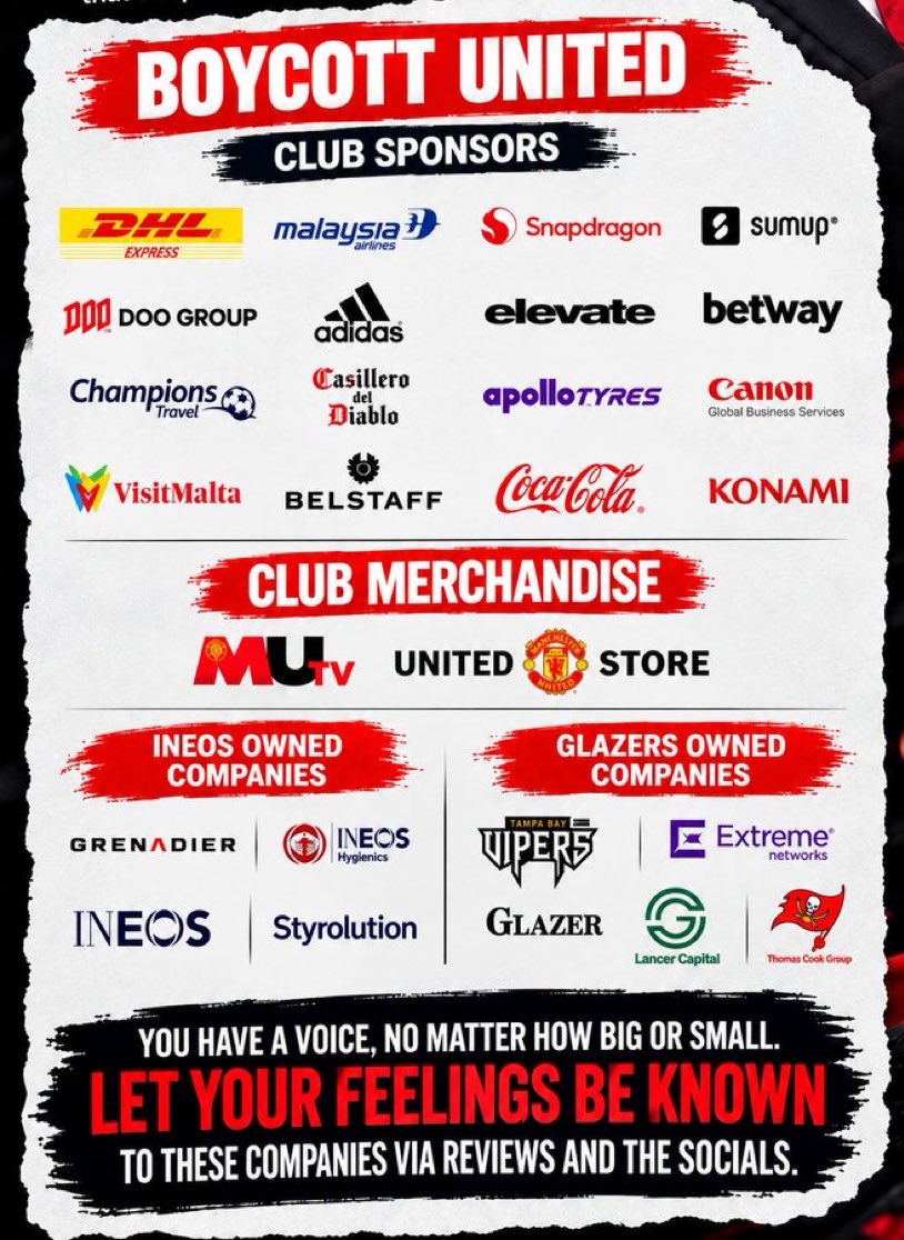 Monty_Mole_1970's tweet photo. #BoycottUnited 
#INEOSOUT #GLAZERSOUT https://t.co/9V5L29xTQX