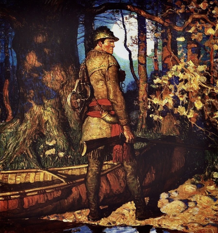 bandy1803's tweet photo. NC Wyeth, Frontier Trapper, 1919 https://t.co/jgHOkAMrns