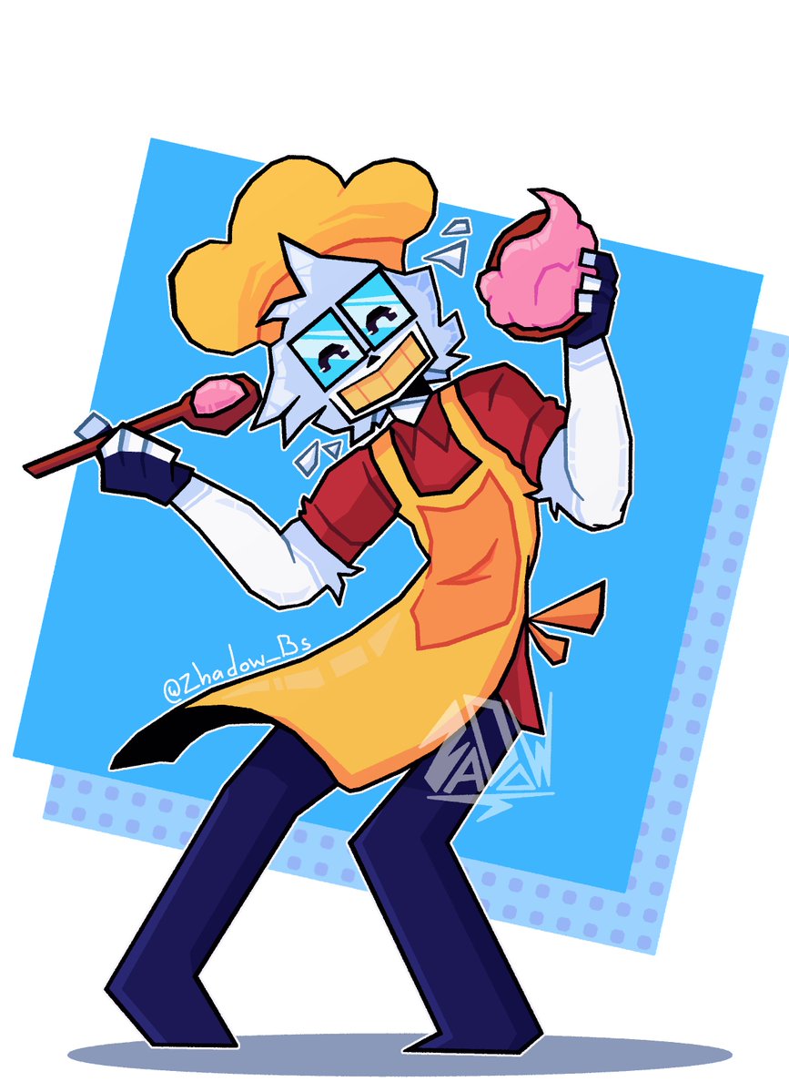 DarkZhadow_'s tweet photo. Zhadow Chef, Cocinero como se diga la webada, solo mírenla, MÍRENLA 🗣️-

#art #Draw #kitchen #Fanart https://t.co/q2aSX26wEC