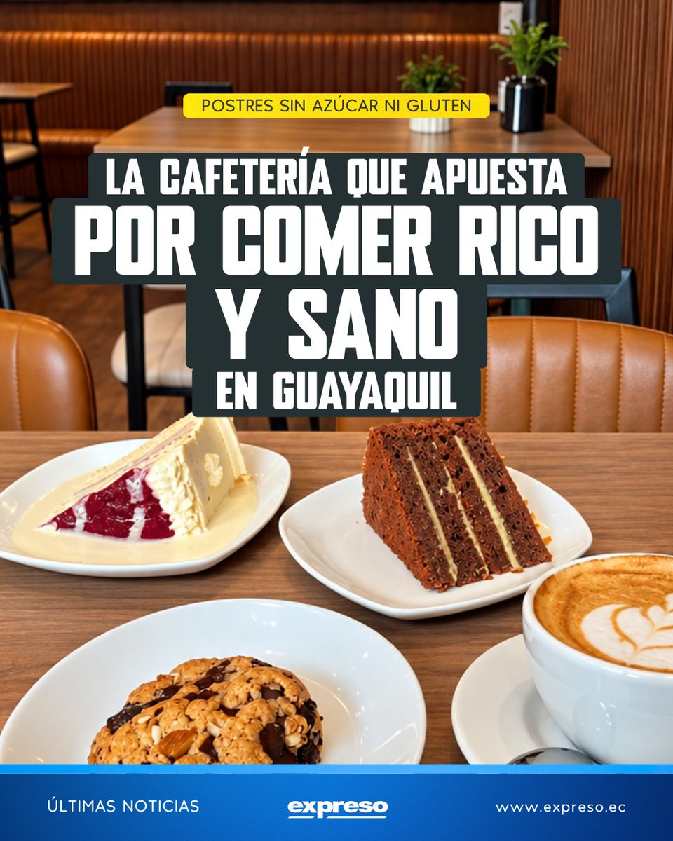 Expresoec's tweet photo. #ESCAPADAS | Fit &amp; Cakes es un negocio familiar. Una cafetería con postres sin azúcar ni gluten y recetas que buscan conservar el sabor tradicional.

Los detalles 👇
https://t.co/FDpzdA5Q09 https://t.co/2IfoZQxuAg