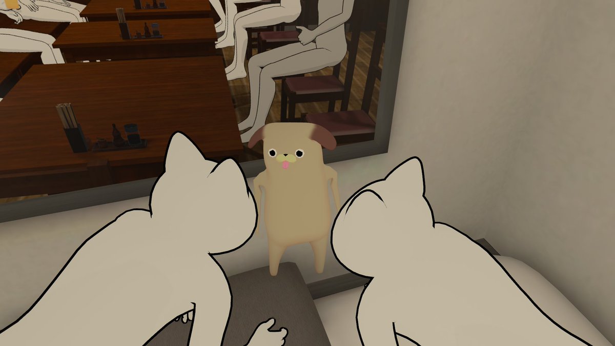 Potetidesu46's tweet photo. 前の写真！
変な生き物に詰められるおっちょ https://t.co/vNHNN7gYZi