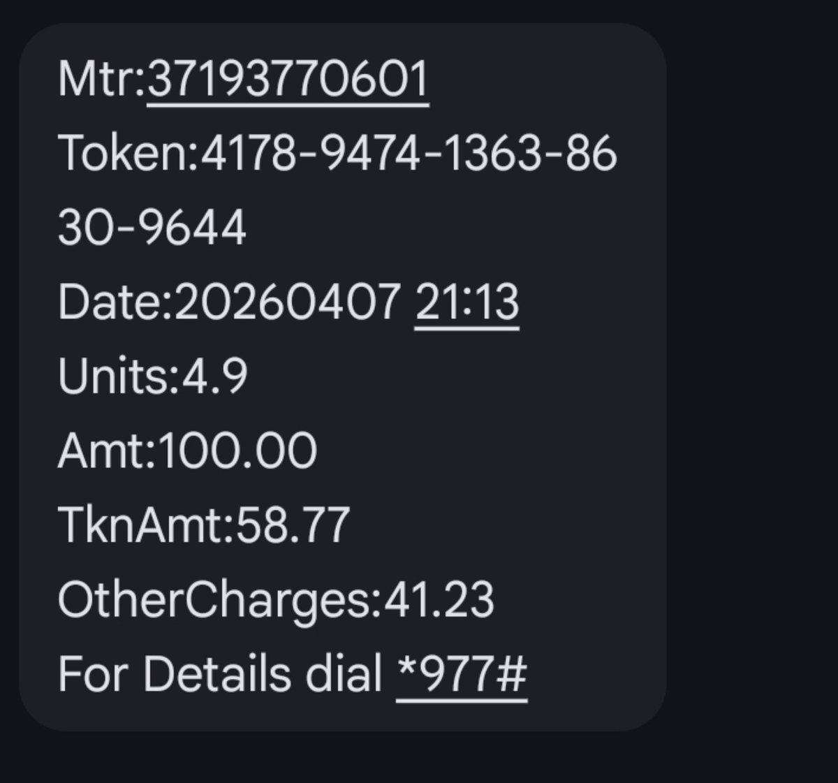 fxluta's tweet photo. @KenyaPower_Care , how do I go from 5 units to 3 units https://t.co/XFqK2i5jxs