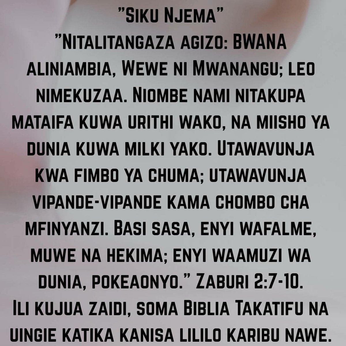 speterjason's tweet photo. Mafundisho Matakatifu ya Biblia:- https://t.co/Mvfy7ACiiR