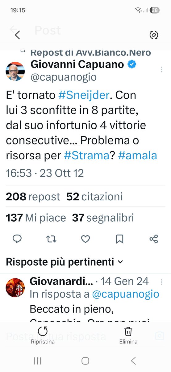 BELLOTZ1978's tweet photo. @capuanogio Non sei leale https://t.co/9ap9yfv8zu