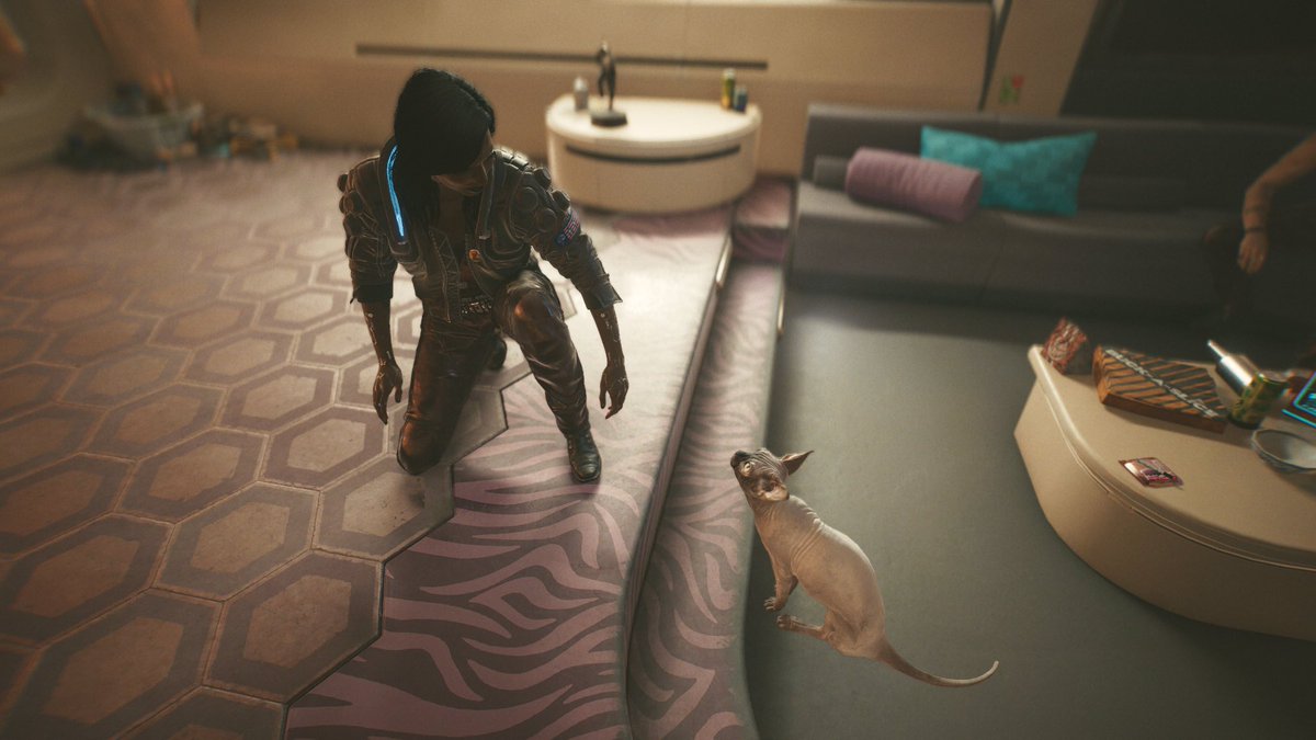SquishyFluffies's tweet photo. I finally got the cat aka Nibbles! My V is so pretty!!! 🥹🥹🥹🥺🥺🥺😭😭😭💞💕🛐
#cyberpunk2077 #nibbles #v #myv #vcyperbunk https://t.co/4gSrq3KBsG
