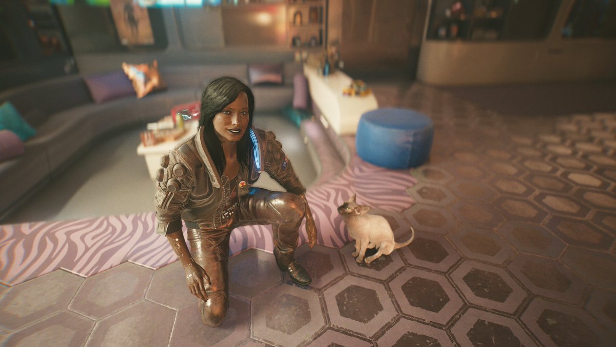 SquishyFluffies's tweet photo. I finally got the cat aka Nibbles! My V is so pretty!!! 🥹🥹🥹🥺🥺🥺😭😭😭💞💕🛐
#cyberpunk2077 #nibbles #v #myv #vcyperbunk https://t.co/4gSrq3KBsG