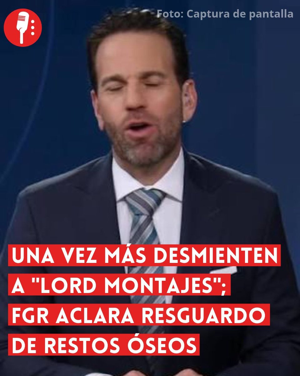 ReporterosMX_'s tweet photo. ⭕ OJO | UNA VEZ MÁS, FGR DESMIENTE A "LORD MONTAJES" Y ACLARA RESGUARDO DE RESTOS ÓSEOS

Otra vez “Lord Montajes” recibió una respuesta de la FGR luego de que Latinus difundiera un "reportaje" en el que se acusó a la Fiscalía de mantener restos óseos en condiciones inadecuadas y sin los protocolos correspondientes. La institución rechazó esos señalamientos y explicó que el espacio mostrado forma parte de sus instalaciones forenses. https://t.co/LAMCRNdHtW