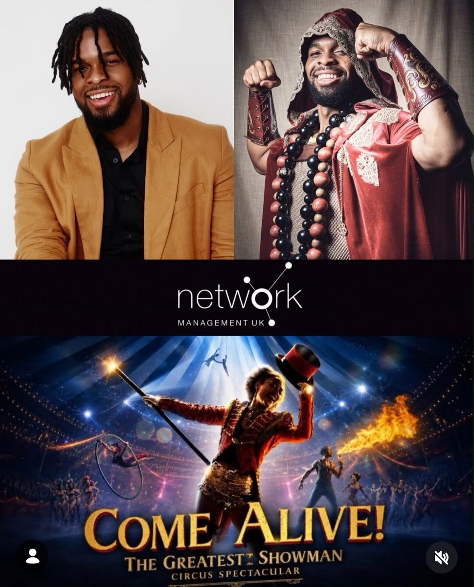 Belsaihar's tweet photo. Tras sus papeles en El rey León en Madrid y Paris, @FamousOberogo representará en Londres a Samson en el espectáculo The Greatest Showman Circus Spectacular. Enhorabuena Famous! https://t.co/Or6359srNB