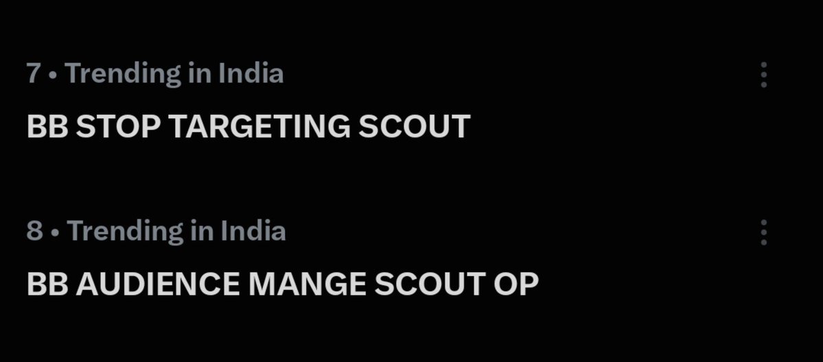 vaselineexe's tweet photo. POWER OF SCOUT ARMY 🔥

BB STOP TARGETING SCOUT
BB AUDIENCE MANGE SCOUT OP
BB20 BIASED AGAINST SCOUT https://t.co/b5mqTc0qRn