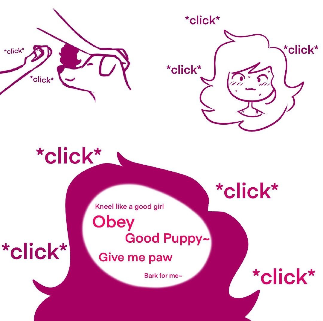 puppygirlsteph's tweet photo. wish i was being clicker trained by my oomfs right now :3 https://t.co/DtRccYfx9S
