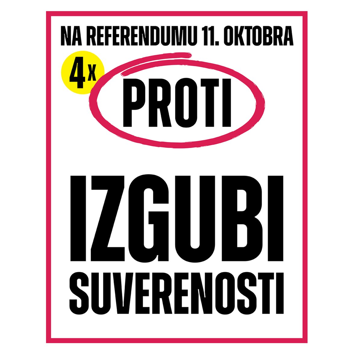 BrezStrahu's tweet photo. KJE JE POSVETOVALNI REFERENDUM O PRODAJI SLOVENIJE IZRAELU?
***
60 % vprašanih ne podpira zbliževanja s politiko, ki izvaja genocid, le 15 % pa Janševo politiko podpira. Zakaj nas oblast sprašuje zgolj o problemih, ki jih ni, o prodaji Slovenije Izraelu pa nas ne vpraša? #4xPROTI https://t.co/uNAuOzH1FU