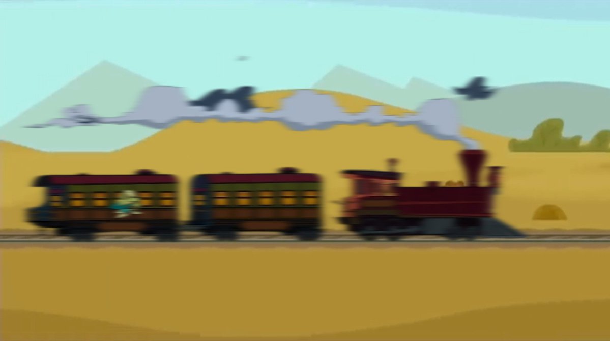 T0TALDRAMASML's tweet photo. [The sound of loud whistling can be heard coming from the train as it continued to move forward.] https://t.co/b0SegGAdaW