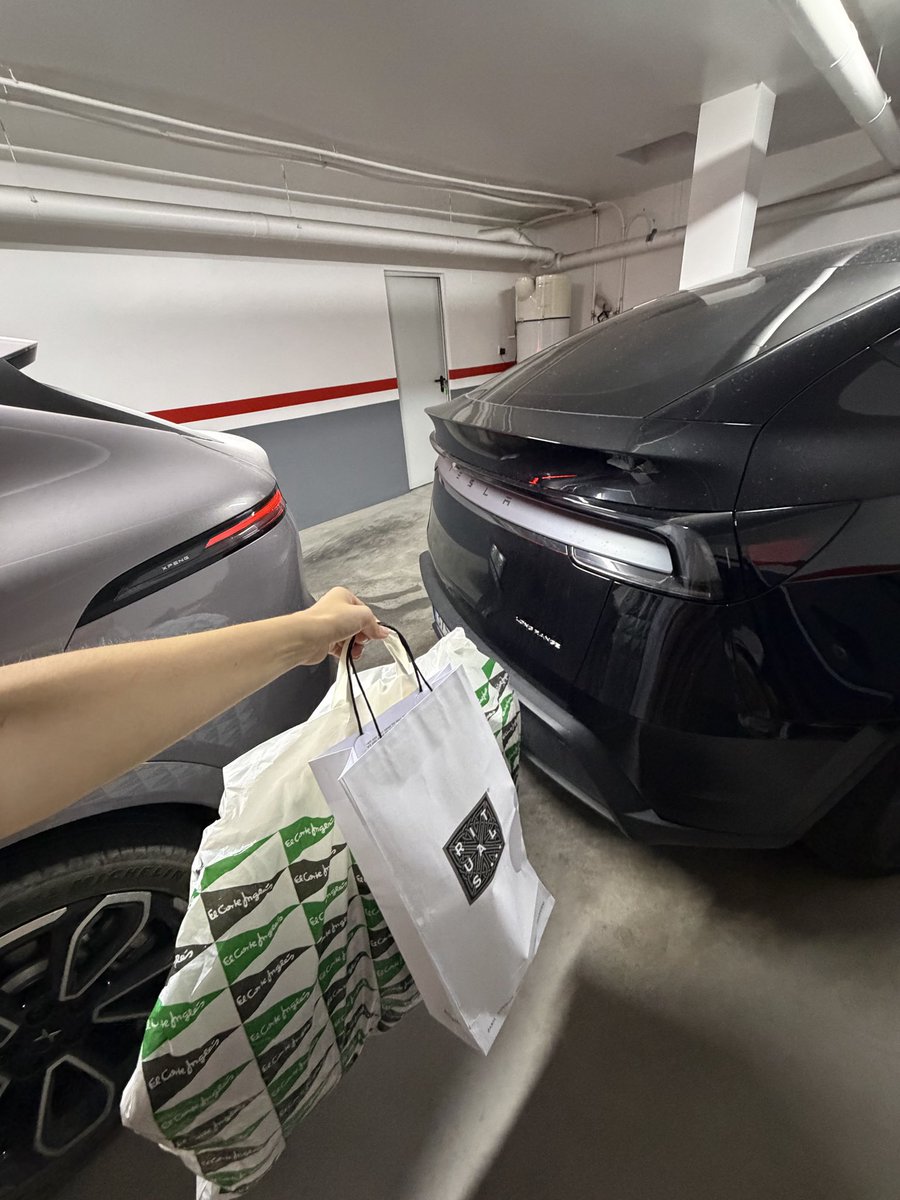 SrtaTesla's tweet photo. @SrXpeng @elcorteingles No sé yo quién ha salido ganando con estas compras… 🛍️😂🔋 https://t.co/dv8TKg0iMm