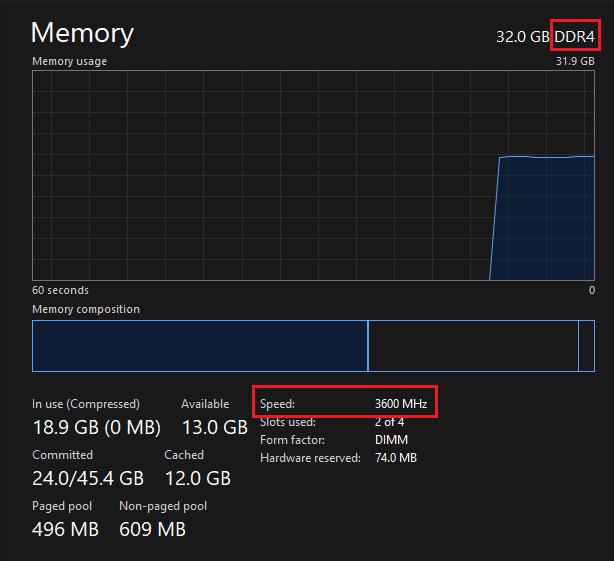 StixTweaks's tweet photo. 🚨 Windows Users

Your RAM might be running at HALF the speed you paid for

Motherboards default to slow RAM until you turn on XMP.

1. Ctrl + Shift + Esc
2. Go to Performance -> Memory
3. Look at the Speed
4. If it's 2133MHz (DDR4) or 4800MHz (DDR5), turn on XMP/EXPO in BIOS https://t.co/MhKlHqKGgY