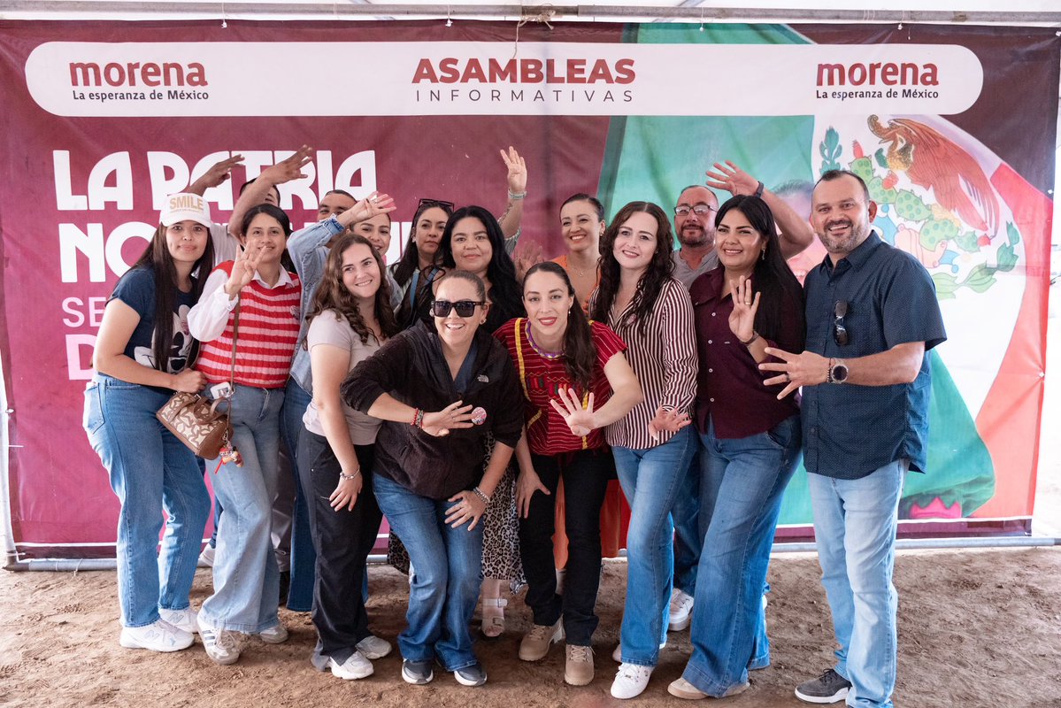 JulietaRamirezP's tweet photo. Compartimos el compromiso de la Presidenta @Claudiashein con San Quintín.

Por ello, desde esta primera semana como Coordinadora en Defensa de la 4T en Baja California, fue una prioridad recorrer este municipio y escuchar a su gente.

En esta asamblea reafirmamos que seguiremos luchando juntos por la justicia social para las y los trabajadores, docentes y familias de San Quintín.
