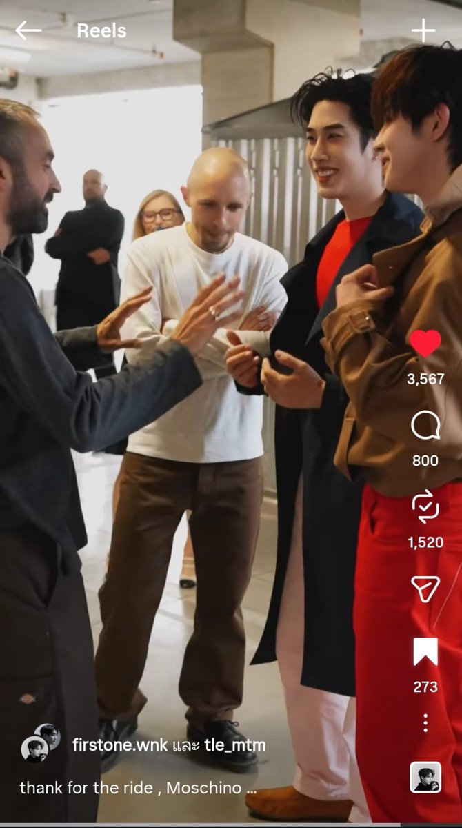 pw92_june's tweet photo. ชอบตอนที่เติ้ล กับเฟิร์สวันคุยกับคุณ Loris Messina และ Simone Rizzo จัง  ฮื่อ ภูมิใจอ่ะ ขอให้เขาเอ็นดูทั้งสองคนเยอะๆ เลย ขอให้ได้ร่วมงานกับแบรนด์ MOSCHINO  อีก ขอให้ได้ไป Milan Fashion Week  อีก

https://t.co/POtwSX8VuY

TLE FIRSTONE AT MFW 2027
#MOSCHINOSS27xTLEFIRSTONE
#TLE_mtm #Firstone