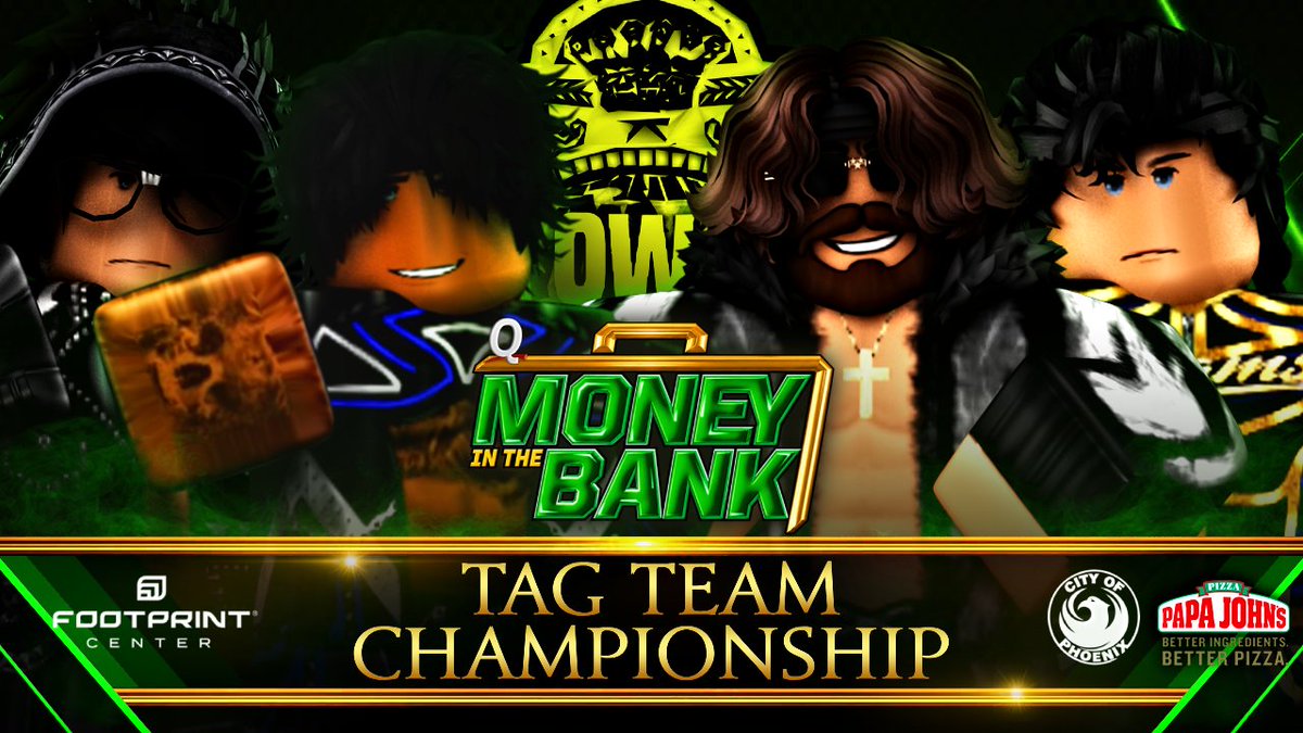 QWEWrestling's tweet photo. 🤼 TAG TEAM ACTION  🤼

With singles gold in mind, @prizeywizey will team up with Mighty against the team of @EzraRoWrestling &amp; @Peevintt for the QWE Tag Team Championships! 

🤔 Will Prize end up walking out of the Footprint as a double champion?!  

#QWE2026 #QWEMITBIII https://t.co/Fyr8HeBiLB