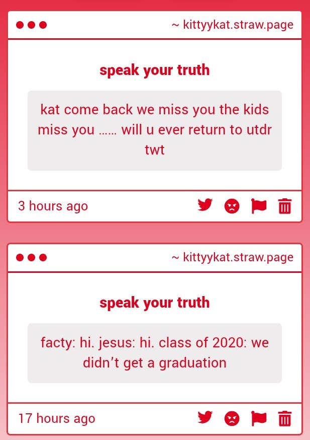 fuchsskin's tweet photo. 1. yes! ut + dr have been major interests of mine for a while so I'll definitely go back sometime 

2. facty jesus class of 2020 crossover when does part 2 come https://t.co/Jj8LAVruhZ