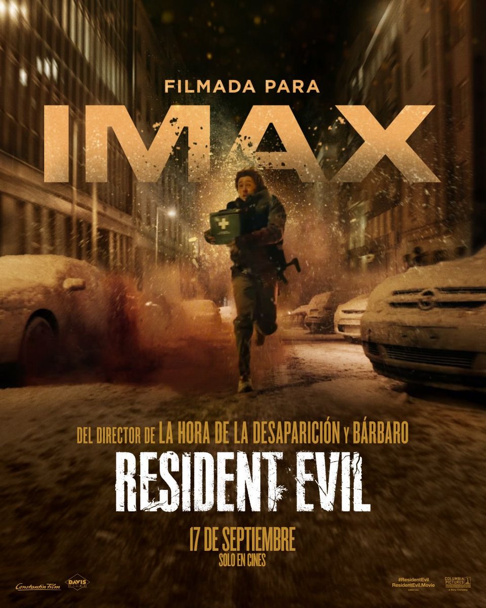 MovieCrazyP's tweet photo. Hora de ir a Raccoon City. 

Vive #ResidentEvil en salas #IMAX.

@SonyPicturesMX presenta #ResidentEvilNocheCero, #FilmadaParaIMAX, ahora en cines.

💻 https://t.co/DqfR8aoRCU https://t.co/9OUjJPURx9