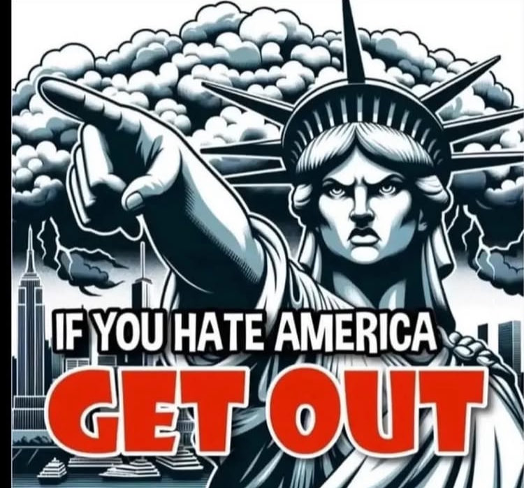 glenna_web9789's tweet photo. @Claralkpz Not your country! Don’t let the door hit you in the ass on your way out https://t.co/X33e90CHNZ