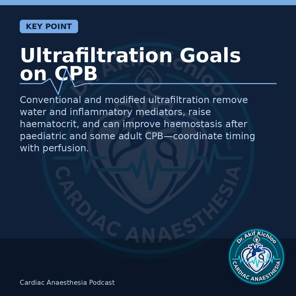 akifkichloo's tweet photo. RV, Residuals &amp; Risk
Ultrafiltration goals, RV failure drugs, residual MR/TR, EuroSCORE caveats.
Cardiac Anaesthesia Podcast
#CardiacAnaesthesia #CardiacAnaesthesiaPodcast #MedEd #CardiacOR https://t.co/EAT5qWkKLQ