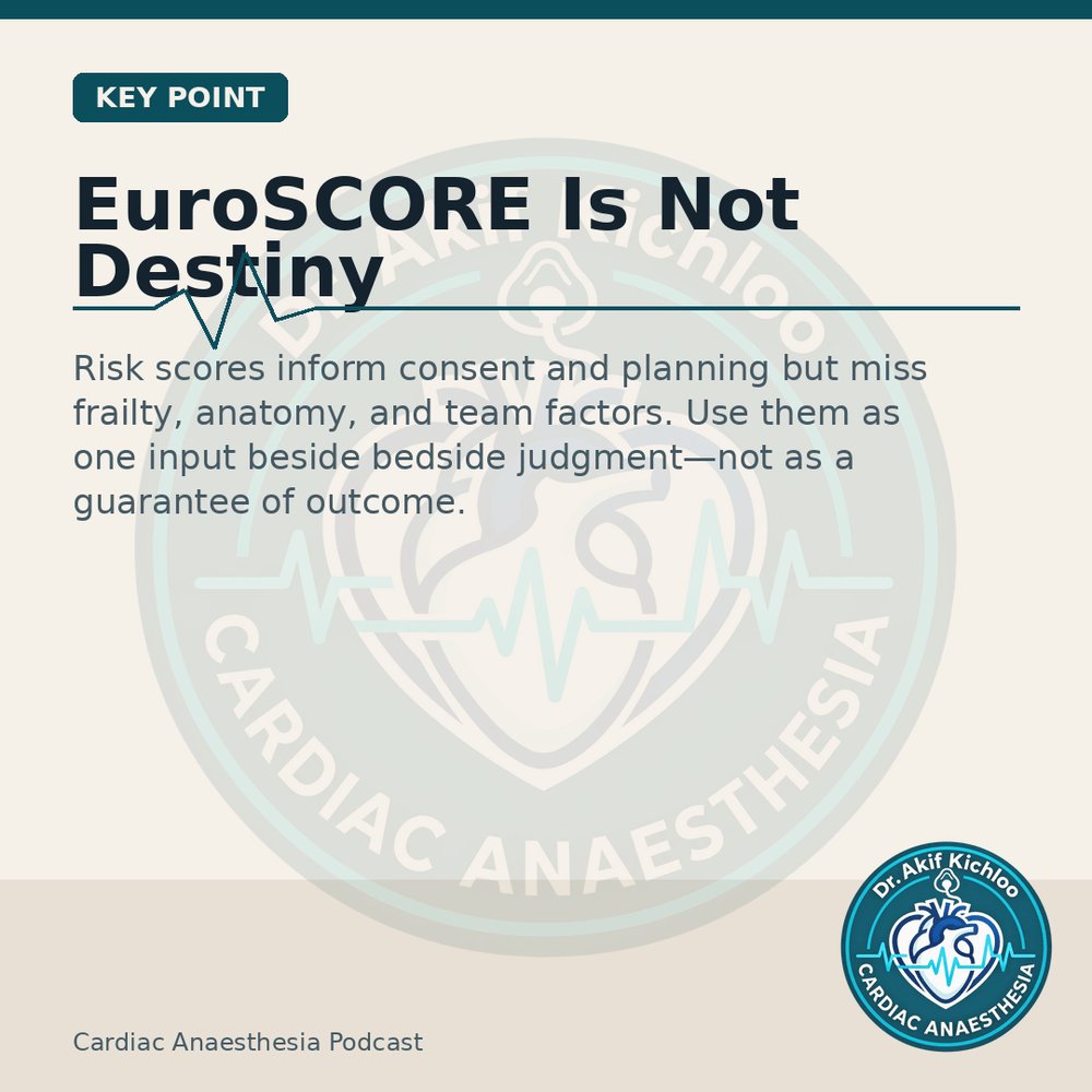 akifkichloo's tweet photo. RV, Residuals &amp; Risk
Ultrafiltration goals, RV failure drugs, residual MR/TR, EuroSCORE caveats.
Cardiac Anaesthesia Podcast
#CardiacAnaesthesia #CardiacAnaesthesiaPodcast #MedEd #CardiacOR https://t.co/EAT5qWkKLQ