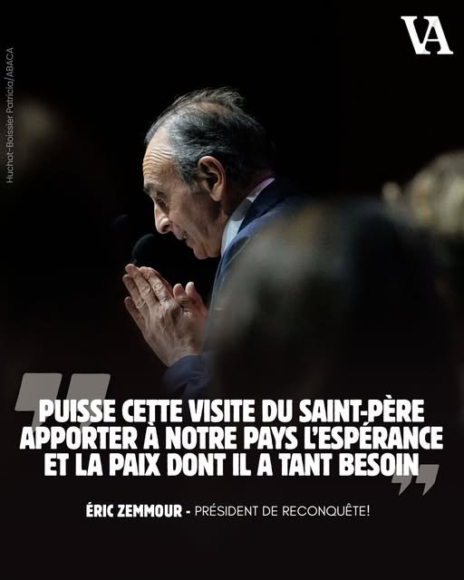 regine664492's tweet photo. #EZEMMOUR est bien le seul à se réjouir de la venue de #LeonXIV ! MERCI ! https://t.co/OXYjYHfUkr