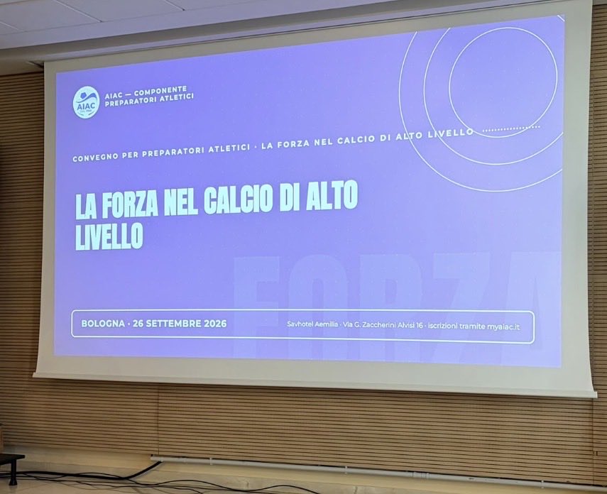 MarcoBeato1's tweet photo. A great pleasure to meet with some good colleagues and friends today in #Bologna. Congrats #AIAC for the organisation of the event! 👏 “La Forza nel calcio di alto livello” https://t.co/oUdrtdbFKh