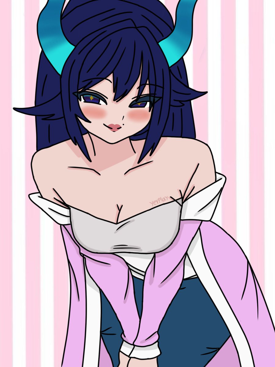 Yerplay1641's tweet photo. @YunaraAnoranaVT
 dibujo completo aquí porque en tiktok están molestando #fanart #dibujo #vtuber https://t.co/UzUjlRyUP0