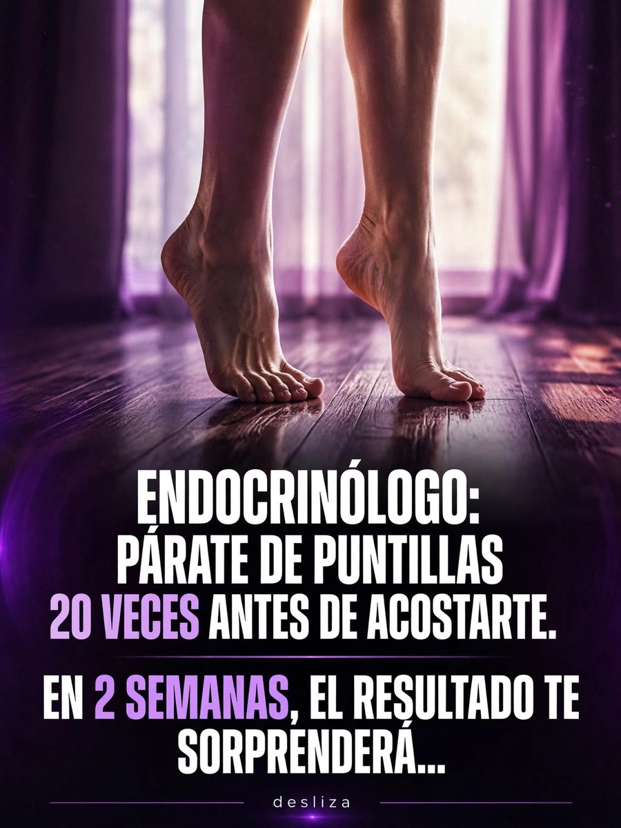 Camiloruimind's tweet photo. Endocrinólogo dice párate de puntitas 20 veces antes de acostarte

Hilo 🧵 https://t.co/Yugn9LiElM