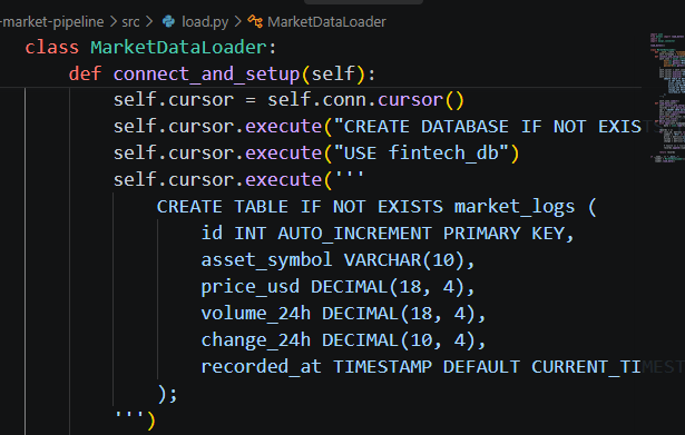 Samicode's tweet photo. Built a real-time crypto market data engine from scratch 📈
The pipeline extracts live price snapshots, backs up JSON payloads, loads structured logs into MySQL, and auto-generates dual-axis trend plots.

Code &amp; full documentation on GitHub! 👇🏽🔥 #Python #DataEngineering #FinTech https://t.co/5GEjbCnbgi