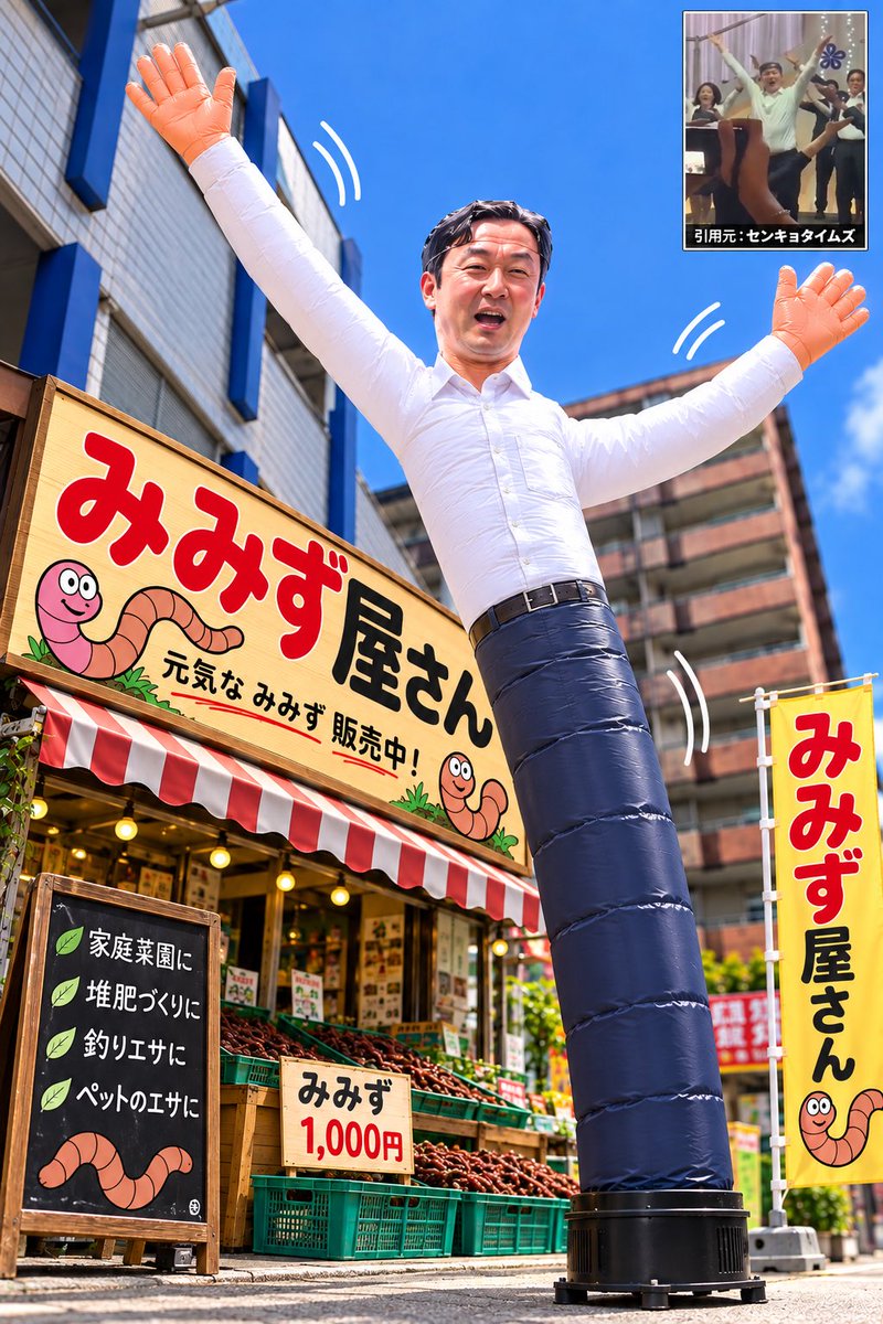 karisomenona's tweet photo. もう 人間やめました😰
#林泰輔 #福岡県議会 #みみず屋さん https://t.co/lJ2tL9HlGo