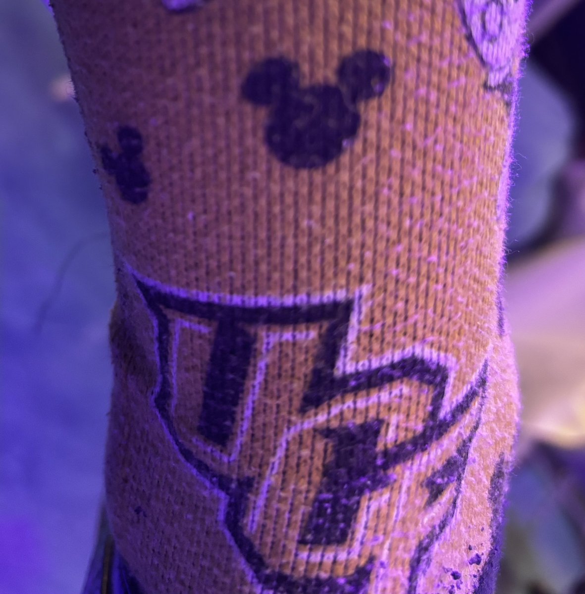 mike_kepner6's tweet photo. Who else wore their @RockEm UCF and Mickey socks to their afternoon event?  Definitely gonna have to make some additional purchases. https://t.co/hoDnRY9Gc6