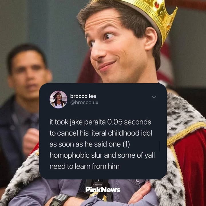 PinkNews's tweet photo. Be more Jake.

📷 NBC https://t.co/YU43dhW1vW