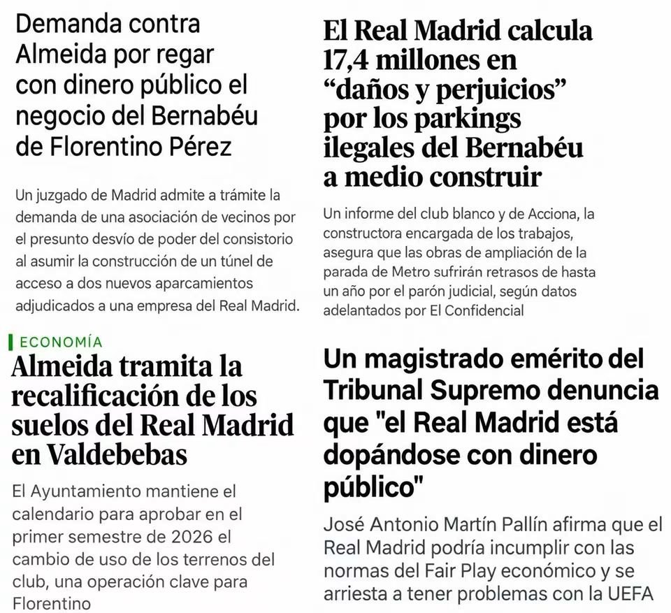 JordanAT17's tweet photo. El día que algún estamento se ponga serio y revise los pelotazos y el dinero público con el que se financia el Real Madrid, lo del City quedará en una broma!
En un pais serio ,y una liga justa el Madrid  ya no estaría compitiendo.. https://t.co/m648IYXgGL