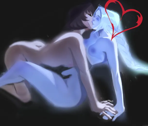 occultbimbo's tweet photo. vindicta and mina making out <3 https://t.co/kNAUFfREC4