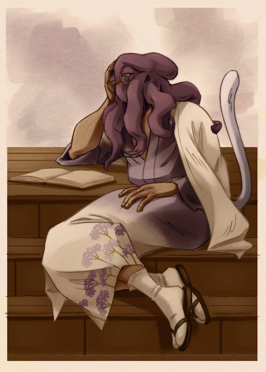 VvamOC's tweet photo. @Vtuber_kitsune the scholar awaits your verdict. be gentle ( ´∀｀ )b https://t.co/RTtgHvnrlT