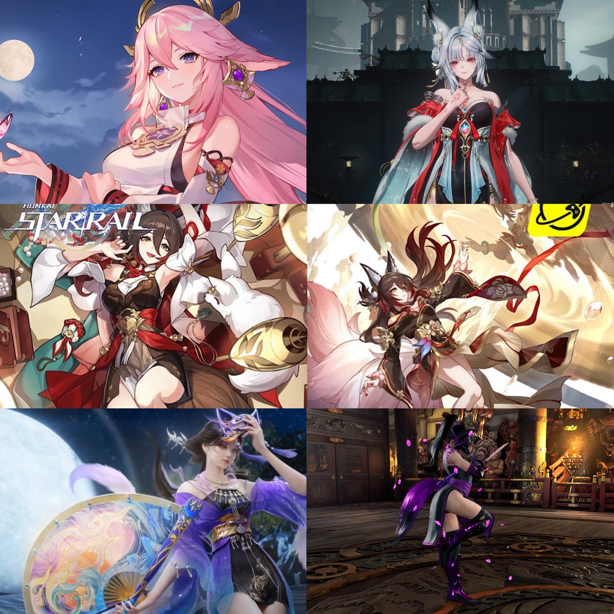 Kitana_Nina's tweet photo. Happy fox day to the beautiful fox ladies 🦊
#YaeMiko #Hsin #Fugue #Tingyun #Tessa #Kunimitsu https://t.co/aqQtFYLMhu