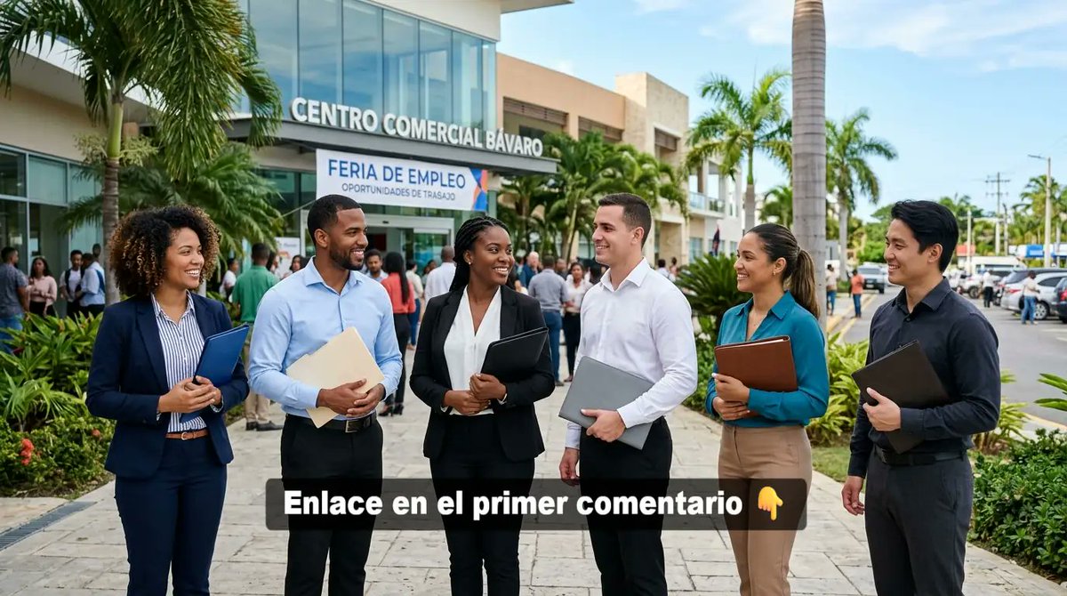 Empleohoy247's tweet photo. ¡ATENCIÓN! Feria de Empleo Presencial en Bávaro, La Altagracia 🇩🇴
Entrevistas directas en Next Boulevard para múltiples vacantes disponibles.
👉 Ver horarios y requisitos en el PRIMER COMENTARIO 👇
#RepublicaDominicana #Bavaro #FeriaDeEmpleo #EmpleoRD https://t.co/Wcgpzivx8U