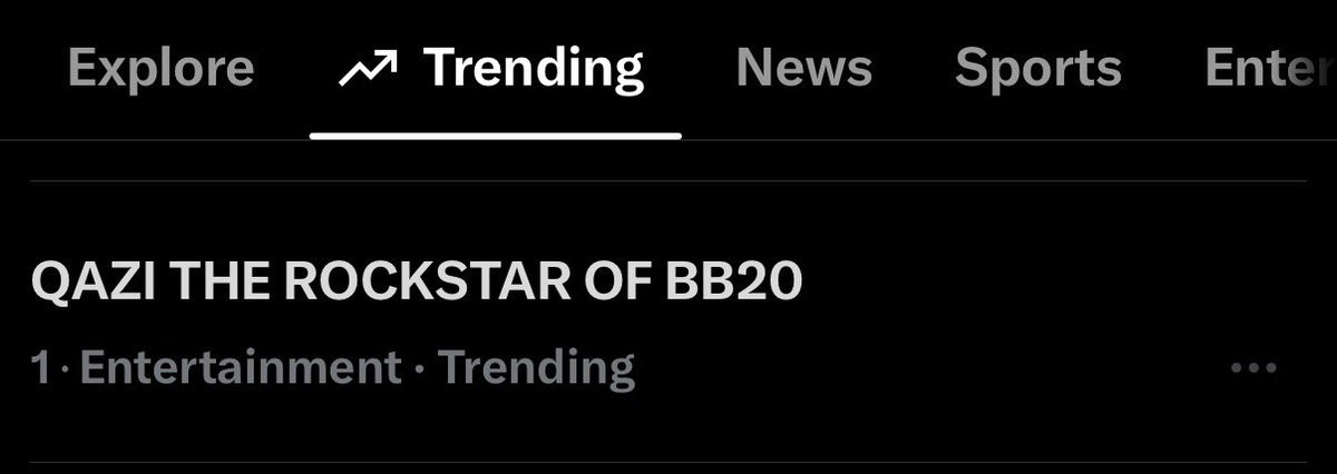sigmahumein's tweet photo. Blockbuster Weekend ka Vaar by Salman Khan followed by Number 1 Trend.

Aura of #QaziTouqeer 

QAZI THE ROCKSTAR OF BB20 https://t.co/e3oWilTCN9