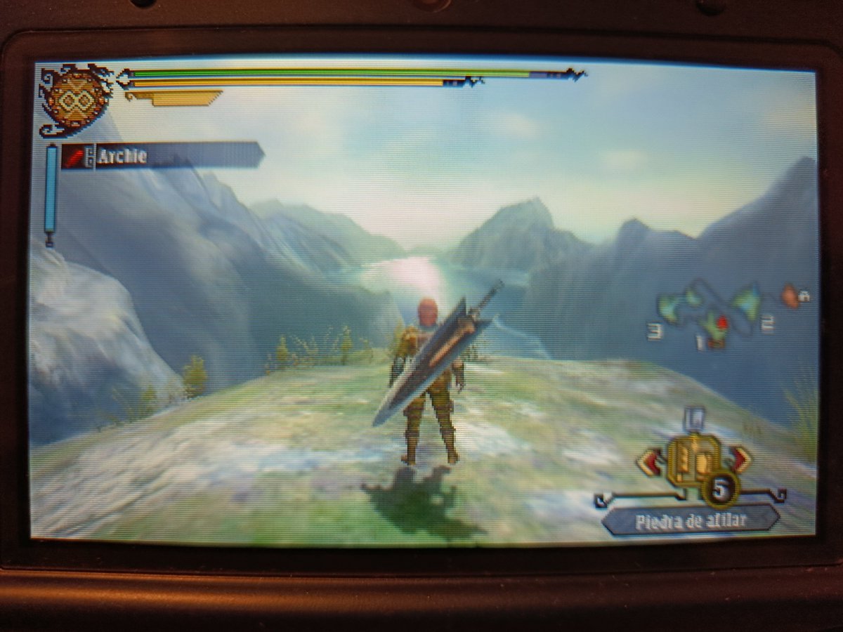 Laberintodeopin's tweet photo. Después de pasarme el Pokémon amarillo, me queda jugar al azul y al rojo para completar la pokedex, pero mientras vuelvo a casa, me apetece jugar al Monster Hunter 3 ultimate, juego que hizo que me enamorase de Monster Hunter ☺️ #MonsterHunter #MH3Ultimate #3DS #Nintendo #Gaming https://t.co/j1iwQqa8w3
