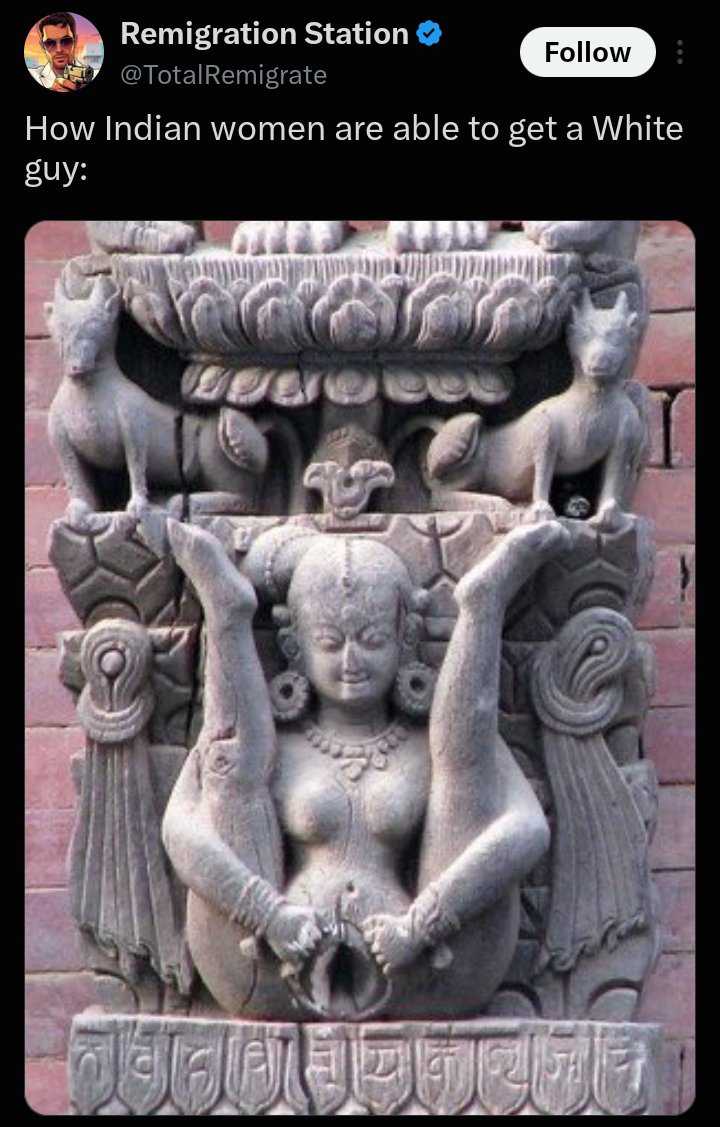 rexex3qnl's tweet photo. @Snaitsticher @MimoHeho @Thall66703Thall @Indo__Aryan @grok It's true - Lindu devis are randiyan who likes to stretch their pussy wide apart 

You're a gay gaandu Lindu

Seeta went to Lanka by herself because she loved Ravan cock https://t.co/KzTpF2NHcB