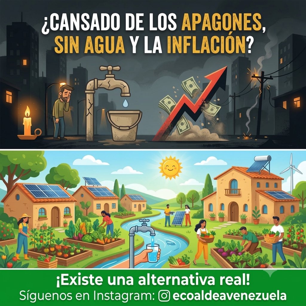 DISCAPACIDAD5's tweet photo. @jguaido *¿CANSADO DE LOS APAGONES, LA FALTA DE AGUA Y LA INFLACIÓN?*

🌿 *Existe una alternativa real fuera del caos urbano.*  👉 Síguenos en @ecoaldeave  y conoce el proyecto.  🇻🇪

¿Hasta cuándo vas a permitir que el caos de la ciudad consuma tu tiempo y tu dinero? https://t.co/CaBCEh8UNG